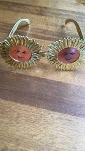 lot 251 image: shy Sunflower Face Novelty Eyeglasses Pair A3101 -&nbsp