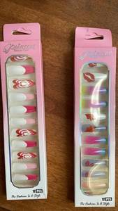 lot 300 image: Princess Beauty Care Artificial Nails 12 Piece Set Lot of 2 -&nbsp