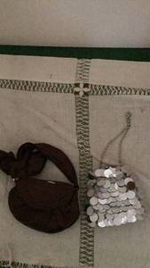 lot 309 image: Brown purse And a sequin purse  -&nbsp
