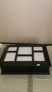 lot 314 image: Black Display Box 9-Window Frame -&nbsp