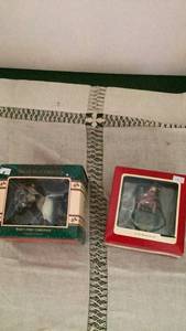lot 318 image: Treasury of Christmas Ornaments Babys First Christmas Hanging Ornament Lot 2 -&nbsp