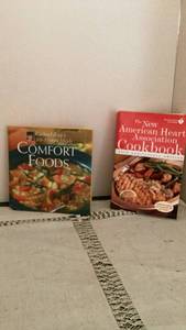 lot 328 image: 2 Cookbooks Richard Rays 30-Minute Comfort Foods, American Heart Association 25th Anniversary -&nbsp