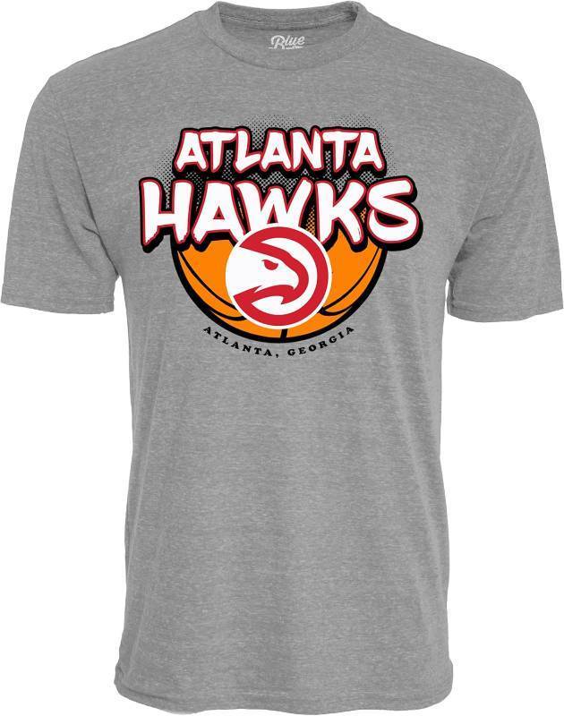 lot 65953 image: Blue 84 NBA Unisex-Adult NBA Officially Licensed Tri-Blend T-Shirt Heather Gray