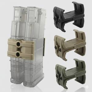 lot 85604 image: Magazine Dual Magazine Holder For .556 NATO .223 GREEN