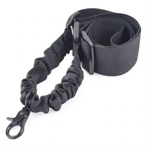 lot 85607 image: Single Point Gun Sling Tactical Cross-Band Gun Strap Lanyard BLACK