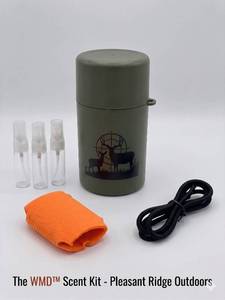 lot 85621 image: WMD Scent Dispenser Kit - Pleasant Ridge Outdoors Deer Hunting Game Call New