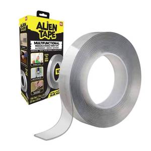 lot 85625 image: NEW Alien Tape 10 ft. Multi-Functional Reusable Double-Sided Tape