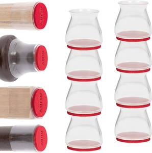 lot 85629 image: NEW 8 PACK  Ruby Sliders As Seen On TV - Red Means They��re Authentic - Premium Chair Covers