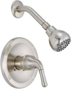 lot 5596 image: NEW PROFLO 2.0 GPM Single Function Shower Head with Single Handle