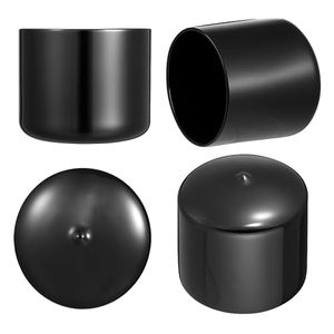 lot 67756 image: 4 Pcs Bearing Dust Caps, 1.98 Inch Bars Cover, Trailer Wheel Hub Dust Cover, Rubber Caps for Bearing Protector Replacement