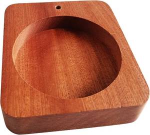lot 67808 image: 1 Pack Wooden Incense Holder Base for Insence-Stick Holder Ash Catcher with Removable Glass, Inner Diameter 6.8-6.9CM