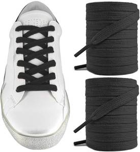 lot 67827 image: UamGlsob Cotton Shoe Laces for Golden Goose Sneakers, 100% Cotton Flat Athletic Shoelaces Replacement Strings for GG Shoes