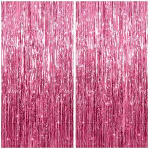 lot 67839 image: KatchOn, Pink Streamers for Pink Party Decorations - XtraLarge 3.2x8 Feet, Pack of 2  Pink Birthday Decorations  Bachelorette Decor  Baby Shower Decorations