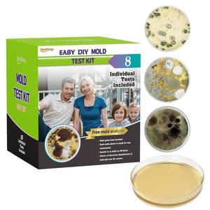 lot 67845 image: Mold Test Kit for Home Within 8 Individual Tests,DIY Detector at Home,Surface Mold,HVAC,Indoor Air Quality Testing Kits,Black Mold Testing,Includes Detailed Mold Identification Guide and Free Lab