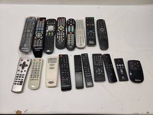 lot 25 image: Lot of 18 Remote Controls Spectrum Samsung HP RCA Sony Denon Logitech