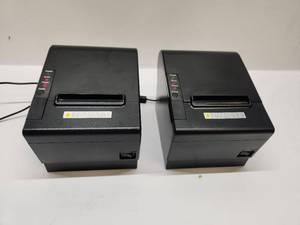 lot 53 image: Thermal Receipt Printer Lot 2 Units 80mm Paper USB Serial Ethernet