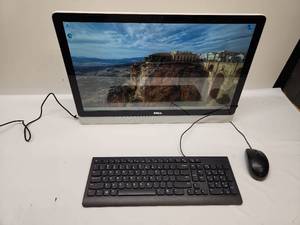 lot 67 image: Dell All-in-One Desktop AMD E2-7110 APU 8GB RAM 168GB Storage 21.5 inch