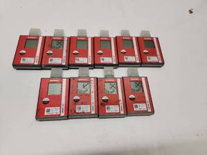 lot 80 image: ELPRO 10-Unit Lot Data Logger Red Black