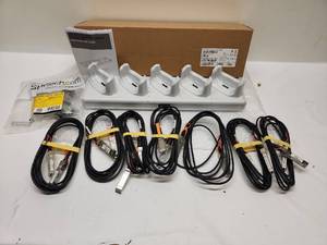 lot 86 image: Symbol 5-Slot Cradle Kit with SFP Cables CRDUNIV-40-5000HC