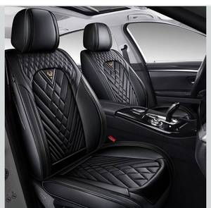 lot 20191 image: Fit for Kia Telluride Seat Covers 2020-2026, Nappa Leather, 360° Full Protection, Thick Padding & Memory Foam, Waterproof & Stain-Resistant Car Seat Cover (Luxury 2 Seats,Black) - Retail $149