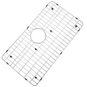 lot 20195 image: Kitchen Sink Grid and Sink Protectors, 26 Stainless Steel Sink Grids - Retail $39
