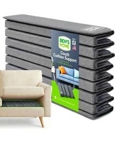 lot 20207 image: Couch Cushion Support Board, Fix Sagging Sofas  58-67 x 19.7Thick 0.5� Solid Wood Boards Under Cushions with Anti-Slip Fabric to Repair Sagging Sofa Springs, Worn Couches Replacement - Retail $39