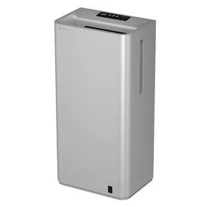 lot 20261 image: BEZADI Vertical Hand Dryer HEPA Filtered 1800W High-Speed Wall Mount Jet Automatic Infrared Air for Commercial and Home Bathroom,Silver 2688 - Retail $257