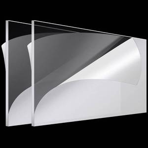 lot 20326 image: Roowest 2 Pcs 24 X 48 Inch, 14 Inch Transparent Acrylic Sheet Panel - Retail $97