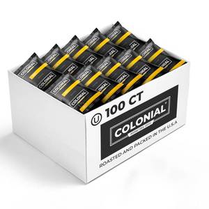 lot 20405 image: Colonial Coffee Ground Frac Packs, French Vanilla Flavored, Medium Roast, 100-Ct - Retail $170