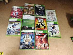lot 61122 image: Lot of 10 XBox 360 Video Games