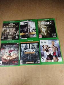 lot 61123 image: Lot of 6 Xbox One Video Games