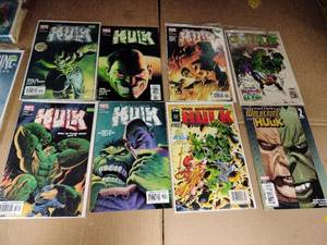 lot 61142 image: Set of 8 Comic Books (Marvel Incredible Hulk and Wolverine)
