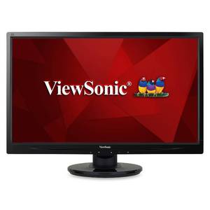 lot 61212 image: ViewSonic VA2446M-LED 24 Inch Full HD 1080p LED Monitor with DVI and VGA Inputs