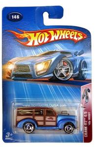 lot 61099 image: 2004 Hot Wheels Collector #146 Crank Itz 45 series 40s Woody die-cast car