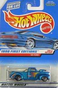 lot 61105 image: 1998 Hot Wheels First Editions 40 Ford Pickup