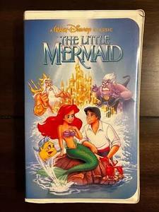 lot 61139 image: 1990 Walt Disney Classics Black Diamond Edition VHS release of The Little Mermaid (1989) Original Cover