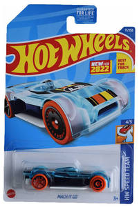 lot 61155 image: 2022 Hot Wheels Mach It Go HW Speed Team