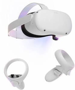lot 61182 image: white Meta Quest 2 all-in-one virtual reality headset