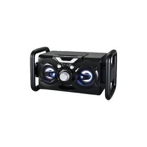 lot 61226 image: black Sylvania SP333 Portable Bluetooth Light-Up Speaker