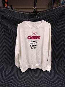 lot 1025 image: KC Chiefs Crew Neck They Not Like Us Print