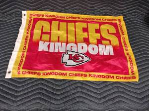 lot 1032 image: Kansas City Chiefs 2022 Red Friday Flag (Series #9)