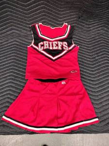 lot 1033 image: NFL Chiefs sleeveless cheerleader