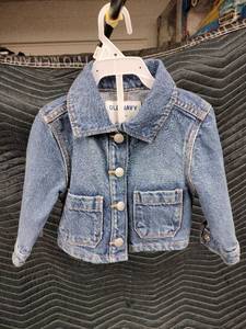 lot 1084 image: Old Navy baby denim utility jacket - 12-18M