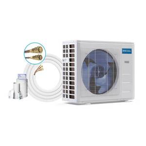 lot 2 image: 5th Gen DIY 12,000 BTU 23.5 SEER2 1-Ton Mini-Split Heat Pump Condenser with 25 ft. Pre-Charged Line Set-115V-R454B - Retail $1,591