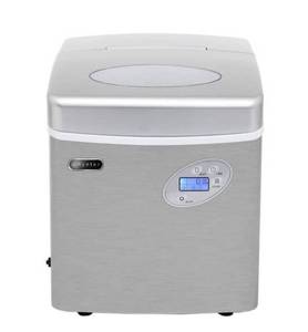 lot 4 image: Whynter Portable Ice Maker IMC-490SS 49LB Per Day - Retail $400