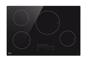 lot 6 image: LG Induction Cooktop 4 Burner Electric Range Top - Retail $1,600