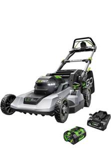 lot 15 image: EGO 56V Self-Propelled Lawn Mower with Dual-Toggle Handleset,  - Retail $700