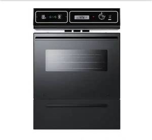 lot 17 image: Summit Built-In Wall Oven Black - Retail $1,000