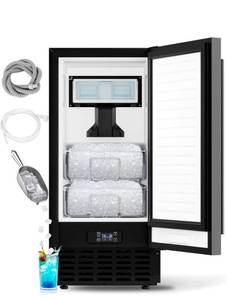 lot 21 image: Icevival Black under counter ice maker  - Retail $600