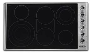lot 23 image: Viking Professional 36 inch 6 Burner Electric Cooktop - Retail $3,500
